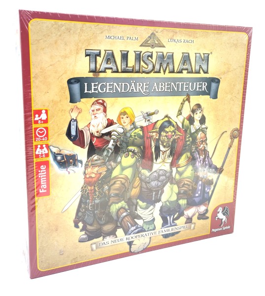 Talisman - Legendäre Abenteuer - Brettspiel für 1-8 Spieler Games Workshop