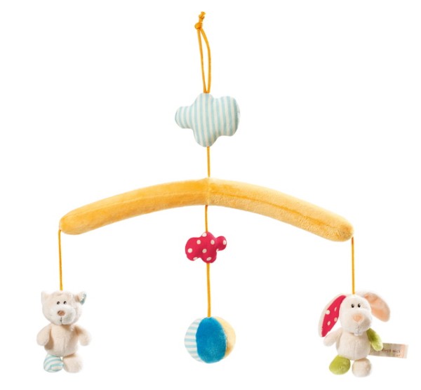 Nici 33522 Softmobile Bär und Hase Plüsch 35cm