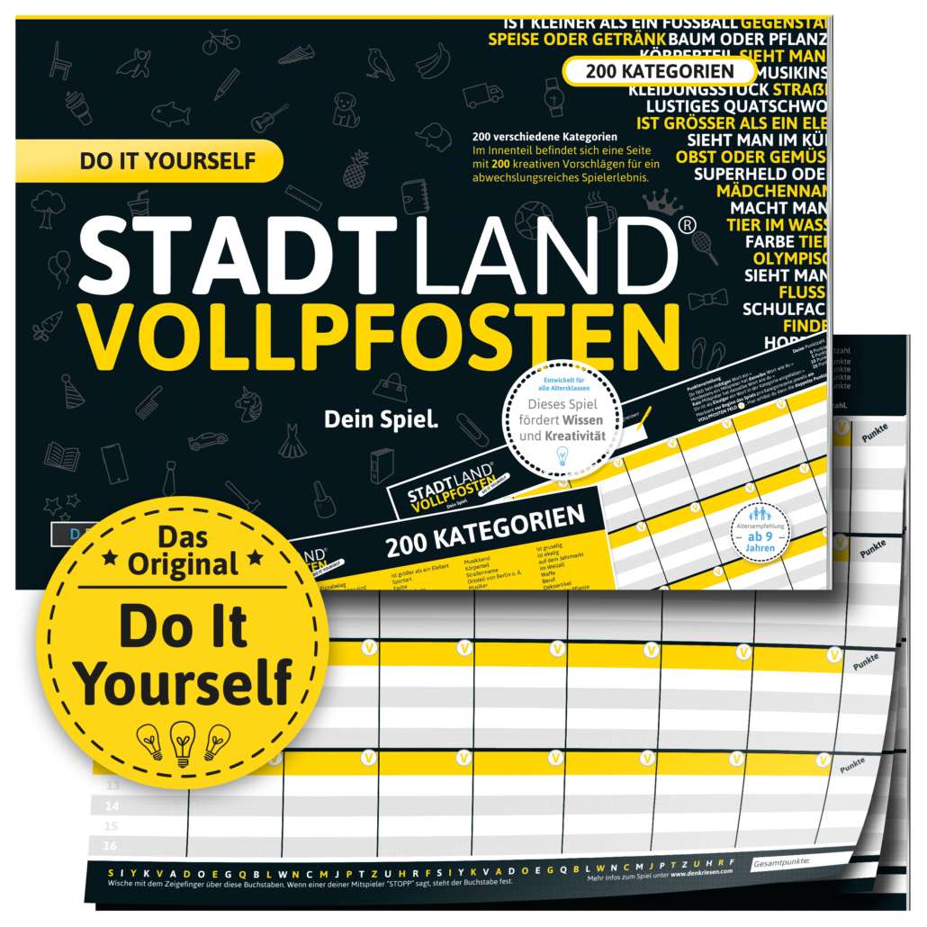 Stadt Land Vollpfosten Do It Yourself 200 Kategorien | Shoppingzwerg