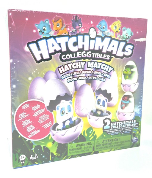 Spinmaster Hatchimals Colleggtibles Hatchy Matchy Spiel mit 2 exklusiven Figuren