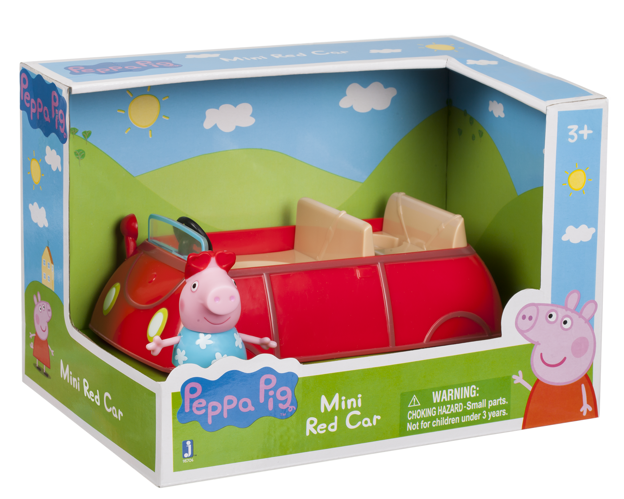 Peppa Pig Spielset Peppa S Kleines Rotes Auto Jazwares Spielwaren Divers Spielwaren Shoppingzwerg