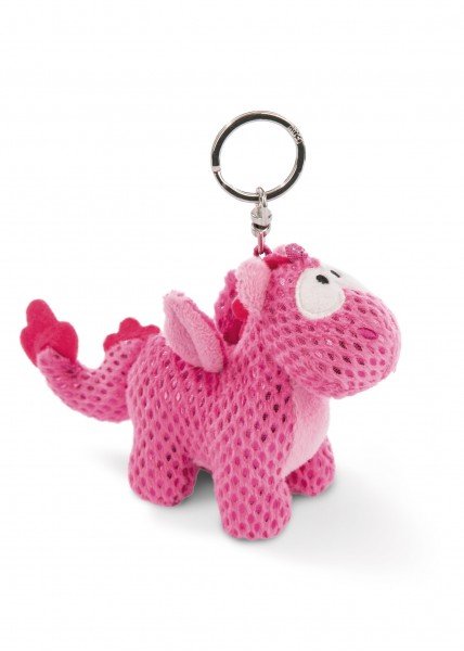 Nici 45694 Schlüsselanhänger Einhorn-Drache Ruby de la Rosa 10cm Plüsch