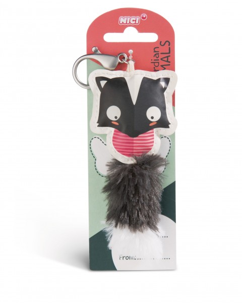 Nici 45586 Guardian Animals Stinktier 12cm Taschenanhänger Kunstleder